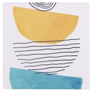 Sottobicchiere 10x10cm ceramica Venice Lido Villa d'Este