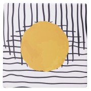 Sottobicchiere 10x10cm ceramica Venice Lido Villa d'Este