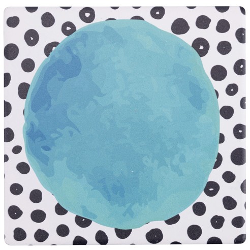 Sottobicchiere 10x10cm ceramica Venice Lido Villa d'Este