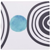 Sottobicchiere 10x10cm ceramica Venice Lido Villa d'Este