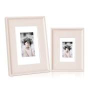 Cornice e portafoto Malaga bianco rosato Styler