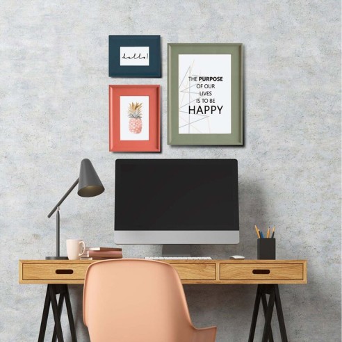 Cornice Malaga Styler grigio ambientata