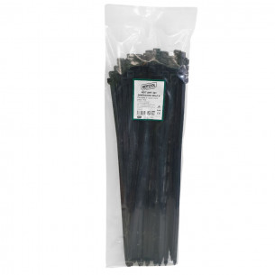 Fascette elettricista in nylon nero 89x2,5 mm 100 pz Reitool 561