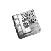 Connettori rapidi a tastiera 3 vie 1-4 mm2 set 5 pz Electraline 80612