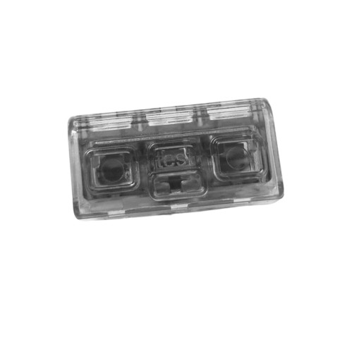 Connettori rapidi a tastiera 3 vie 1-4 mm2 set 5 pz Electraline 80612