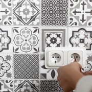 Pannelli adesivi per pareti Oriental Style 30,5x30,5cm Wall d-c-fix applicazione