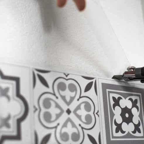 Pannelli adesivi per pareti Oriental Style 30,5x30,5cm Wall d-c-fix applicazione