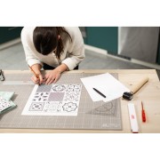 Pannelli adesivi per pareti Oriental Style 30,5x30,5cm Wall d-c-fix applicazione