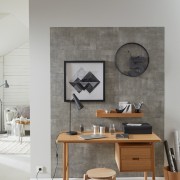 Pannelli adesivi per pareti Solid Concrete 30,5x30,5cm Wall Tiles d-c-fix ambientata