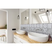 Pannelli adesivi per pareti Maroccan Style 30,5x30,5cm Wall Tiles d-c-fix ambientata