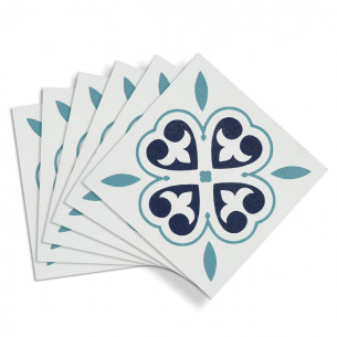 Piastrelle adesive per pavimenti Oriental Flower Floor Tiles d-c-fix 2