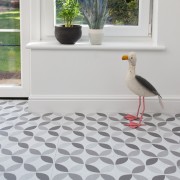 Piastrelle adesive per pavimenti Geometric Style Floor Tiles d-c-fix ambientate