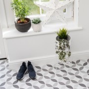Piastrelle adesive per pavimenti Geometric Style Floor Tiles d-c-fix ambientate