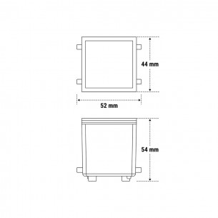 Illuminazione emergenza sistemi civili Tutti frutti 2-3 LED SE 2h Beghelli 4607F 2