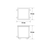 Illuminazione emergenza sistemi civili Tutti frutti 2-3 LED SE 2h Beghelli 4607F