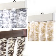 Tenda per porta esterna Mix 23 fili L100xH220cm cangiante Verdelook