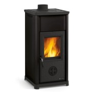 Stufa a legna Tea 6,6 kW Nero La Nordica