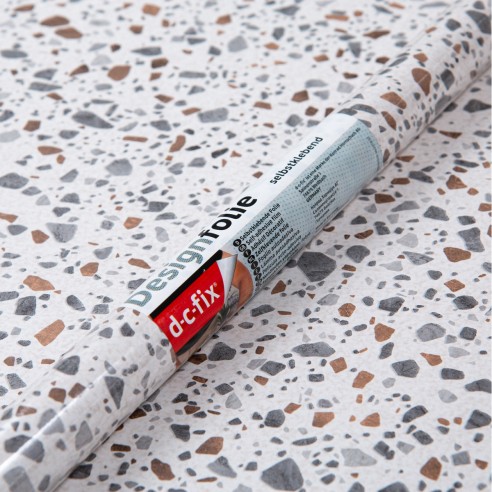Pellicola adesiva per mobili in vinile Marmo terrazzo D-c-fix