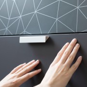 Pellicola adesiva per mobili in vinile Tico Silver 45cmx2m D-c-fix