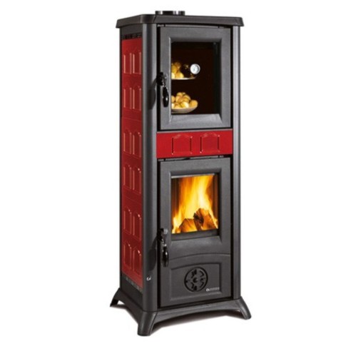Stufa a legna Gemma Forno Bordeaux La Nordica
