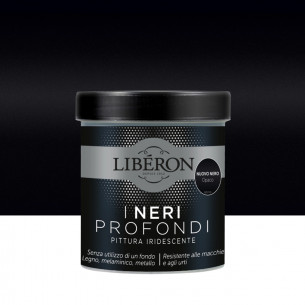 Pittura per mobili vernice iridescente I Neri Profondi Liberon Nuovo Nero Opaco