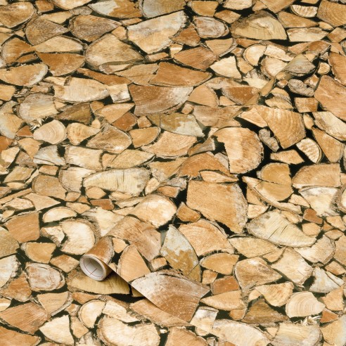 Pellicola adesiva per mobili Legna da ardere 45cmx2m D-c-fix
