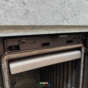 Stufa a legna Gemma Forno Bianco La Nordica presa aria