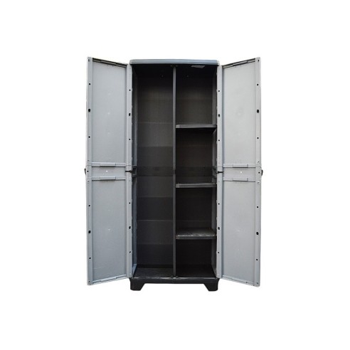 Keter Stilo portascope armadio in resina grigio/nero