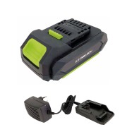 Potatore manuale a batteria PE20 Verdemax 4334 batteria caricabatterie rapido