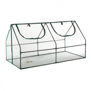 Mini serra da balcone con 2 finestre avvolgibili L180xP92xH92 cm Kepos Garden
