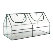 Mini serra da balcone con 2 finestre avvolgibili L180xP92xH92 cm Kepos Garden