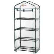 Serra da giardino e terrazzo 4 ripiani L70xP49xH160 cm Kepos Garden