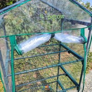 Serra da giardino e terrazzo 4 ripiani L70xP49xH160 cm Kepos Garden dettaglio