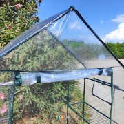 Serra da giardino 6 ripiani Deluxe L143xP73xH195 cm apertura