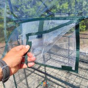 Serra da giardino esterno 6 ripiani per piante orto L143xP143xH195 cm