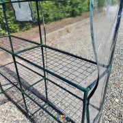 Serra da giardino esterno 6 ripiani per piante orto L143xP143xH195 cm ripiano