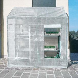 Serra da giardino Verdemax Lobelia L200xP110xH210 cm 2