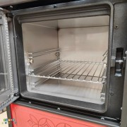 Stufa a legna Decor C con forno Bordeaux EK63 forno inox