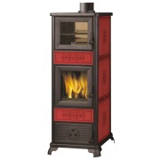Stufa a legna Decor C con forno Bordeaux EK63
