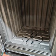 Stufa a legna Decor C con forno Cuoio EK63 camera combustione