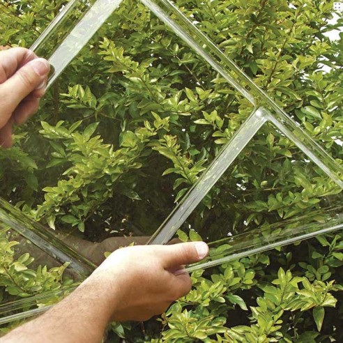 Serra da orto professionale Verdemax Doritis Medium L185xP184XH209 cm trasparenza