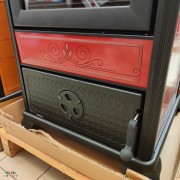 Stufa a legna Fancy Bordeaux EK63 porta inferiore