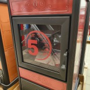 Stufa a legna Fancy Bordeaux EK63 porta