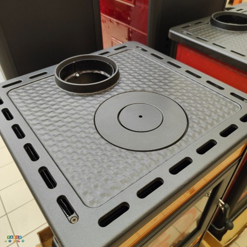 Stufa a legna Fancy Cuoio EK63 top