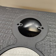 Stufa a legna Fedora Bordeaux La Nordica uscita fumi