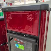 Stufa a legna Fedora Bordeaux La Nordica front