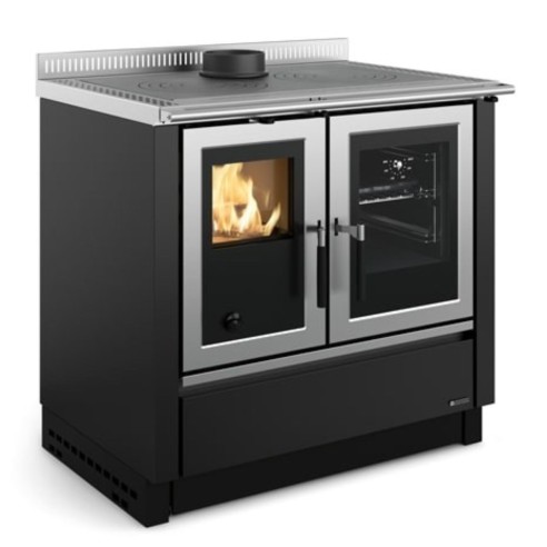 Cucina a legna Venezia VST Nero La Nordica