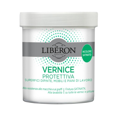 Pittura vernice protettiva incolore satinato Liberon