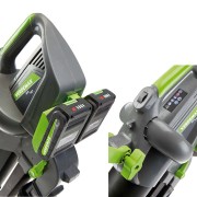 Aspiratore soffiatore a batteria 20V 2.5Ah SAR40 Verdemax 4343 slot batterie