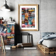 Pellicola adesiva per mobili Manhattan 45cmx2m D-c-fix